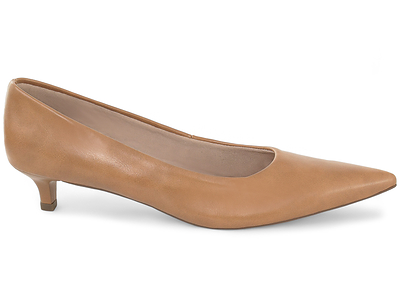  - Sapato Scarpin Clássico Salto Kitten Heel