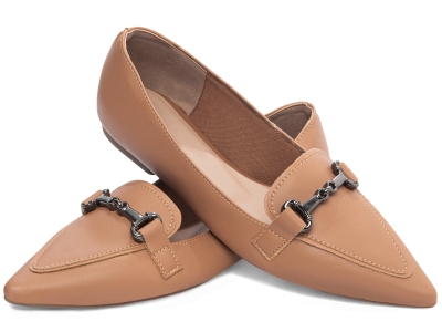  - Sapatilha Mocassim Bico Fino Alongado