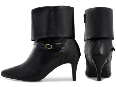  - Bota Ankle Boot Capa Cano Curto