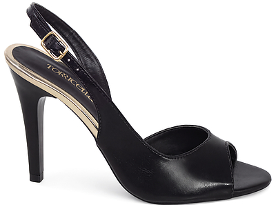  - Sandália Peep Toe Slingback