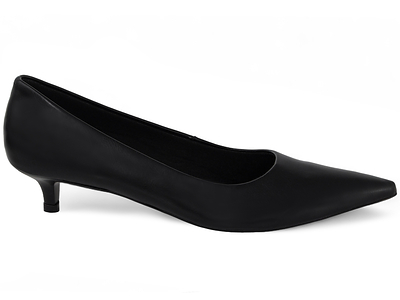  - Sapato Scarpin Clássico Salto Kitten Heel