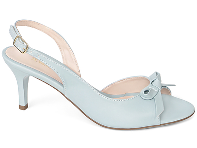  - Sandália Slingback com Laço