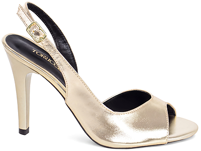  - Sandália Peep Toe Slingback