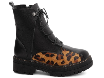  - Bota Coturno Sola Tratorada Couro