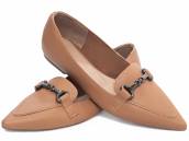  - Sapatilha Mocassim Bico Fino Alongado