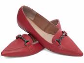  - Sapatilha Mocassim Bico Fino Alongado