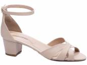  - Sandália Salto Bloco Grosso Baixo