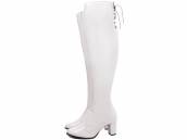  - Bota Over Arrasadora Verniz Branco