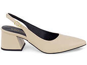  - Sapato Scarpin Slingback Salto Bloco
