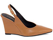  - Scarpin Slingback Anabela Corte V