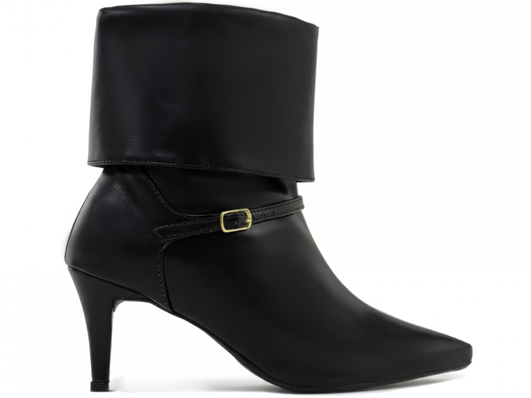 Bota Ankle Boot Capa Cano Curto