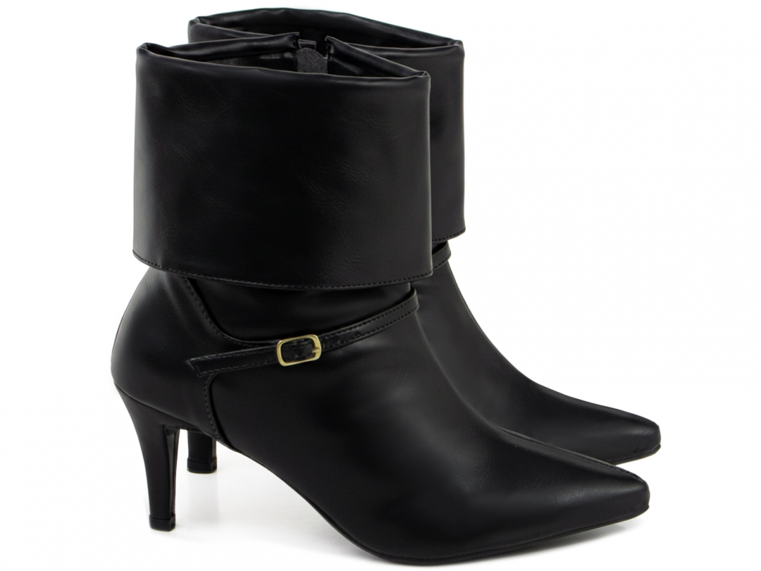 Bota Ankle Boot Capa Cano Curto