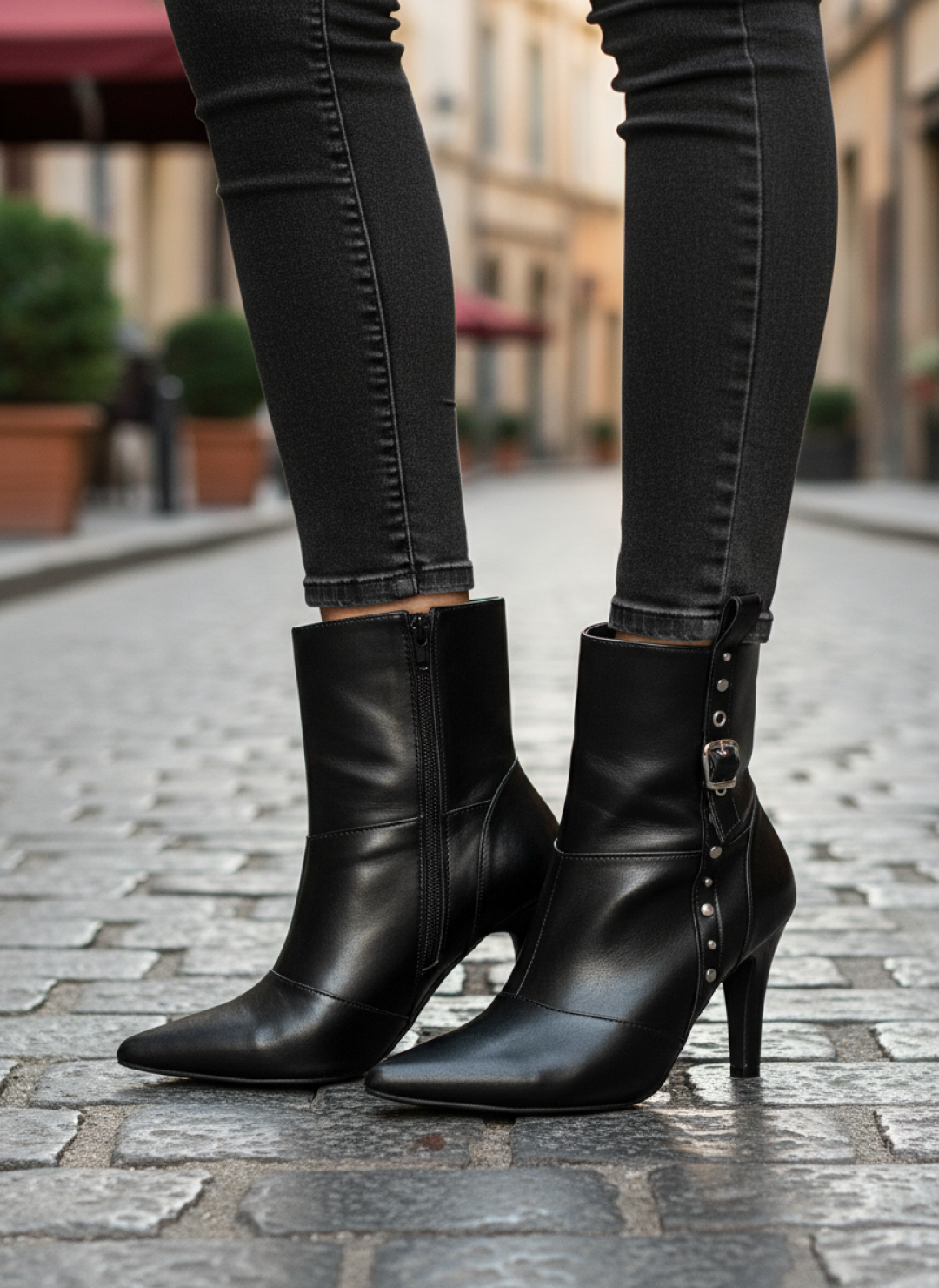 Bota Bico Fino Feminina