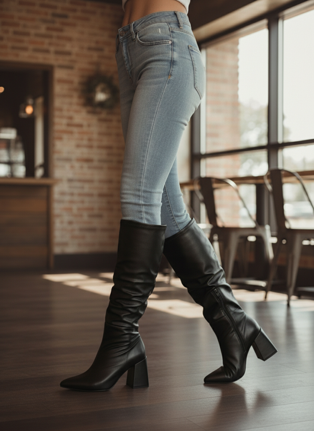 Bota Franzida Feminina