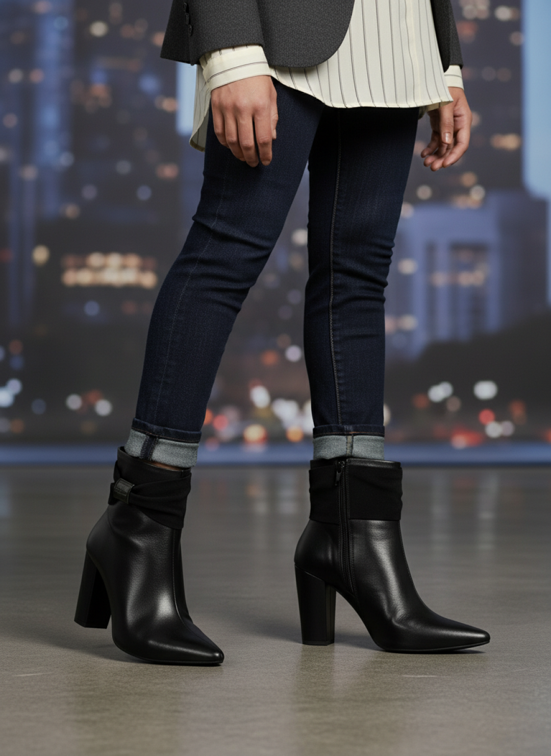 Bota Bico Fino Feminina