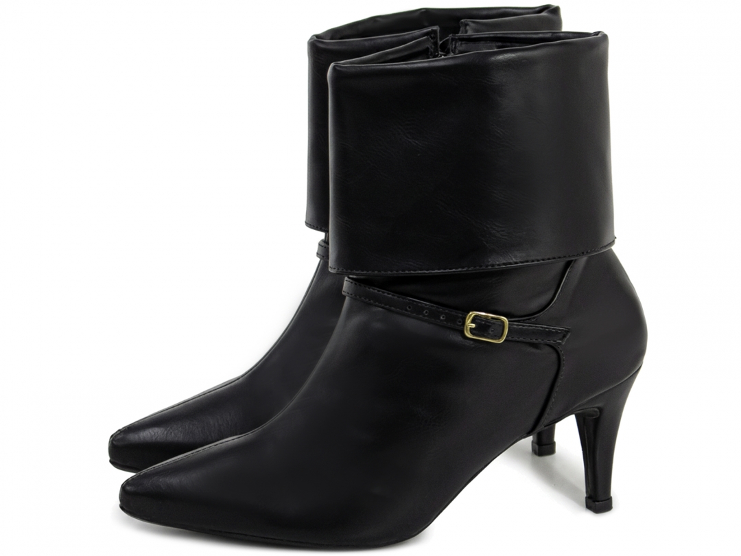 Bota Ankle Boot Capa Cano Curto