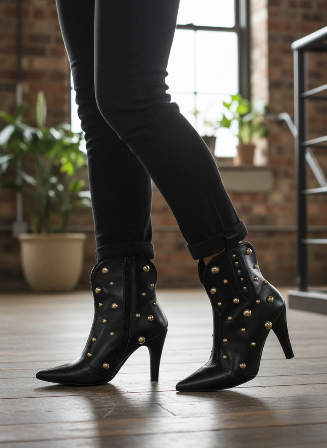 Bota Bico Fino Feminina
