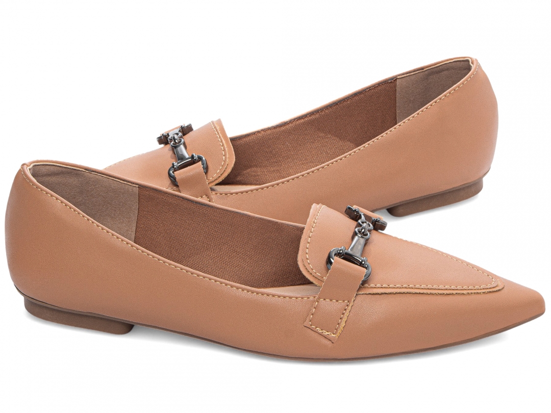 Sapatilha Mocassim Bico Fino Alongado