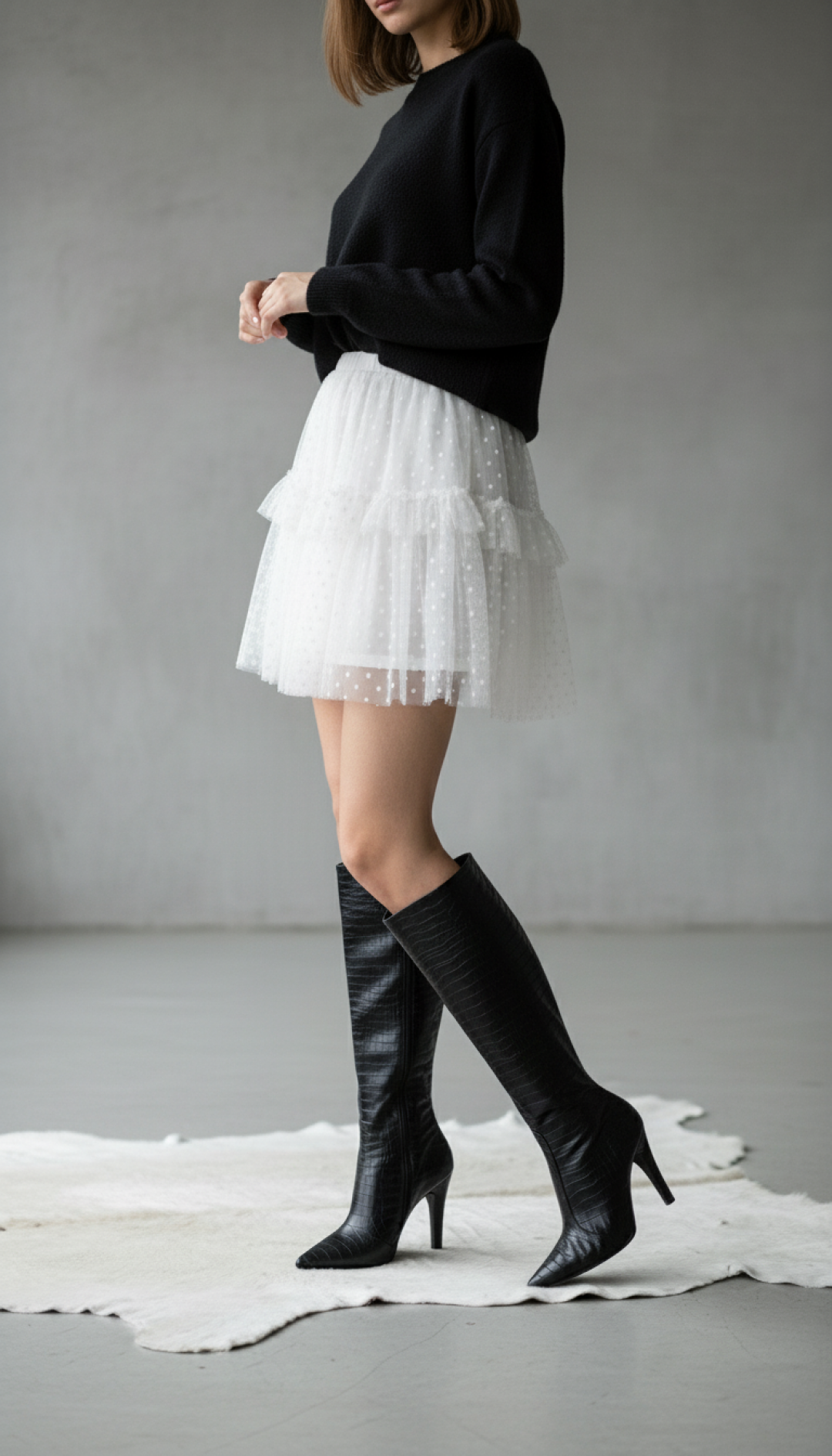 Bota Bico Fino Feminina