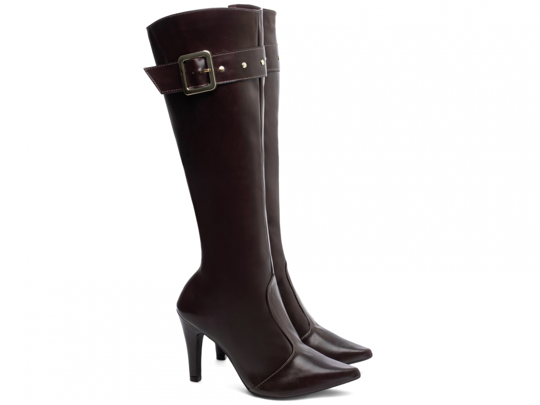 Bota Bico Fino Feminina