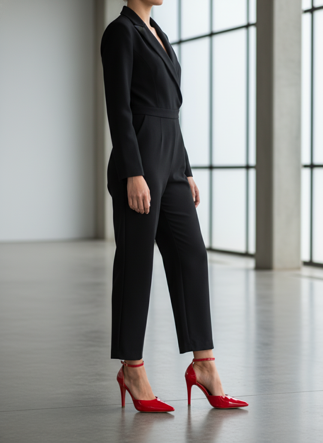 Sapato Scarpin Saia e Blusa