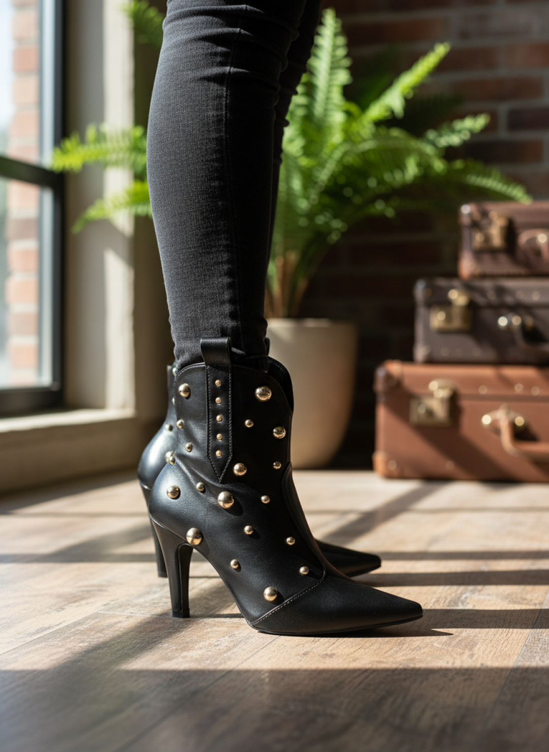 Bota Bico Fino Feminina