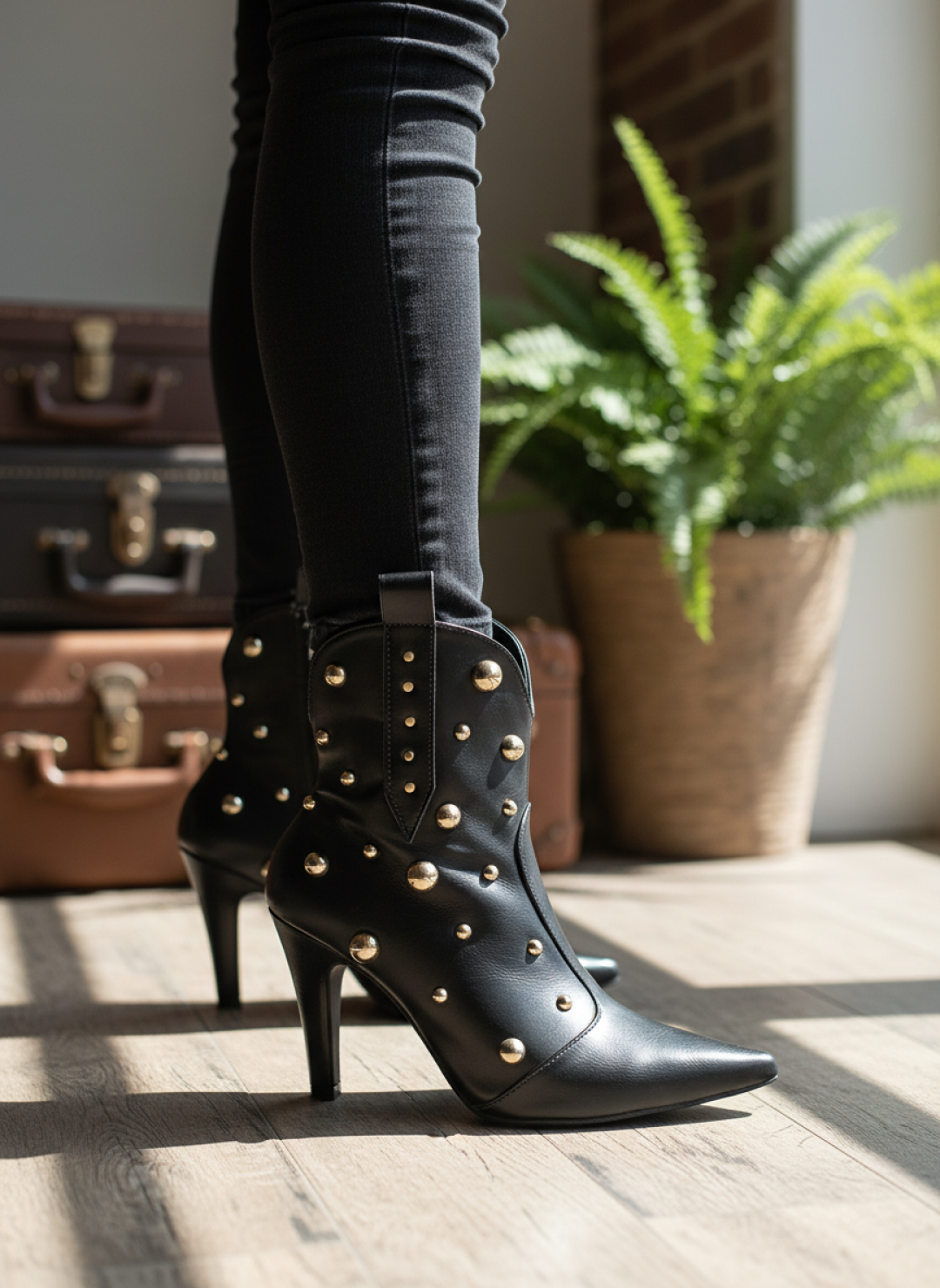 Bota Bico Fino Feminina